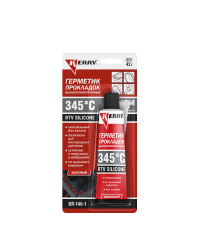 Герметик прокладка высокотемпературный Kerry RTV Silicone красный (0,42 кг.) KR1461