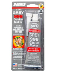 Герметик силиконовый ABRO Gasket Maker Grey 999 (0,085 кг.) 9AB