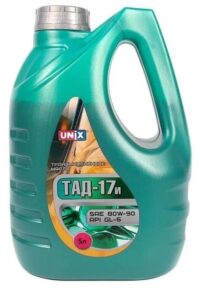 Масло трансмиссионное UNIX ТАД-17 80/90 API GL-5 (5 л.)