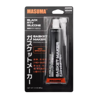 Герметик высокотемпературный силиконовый Masuma черный -60/+343°С (0.085 кг.)