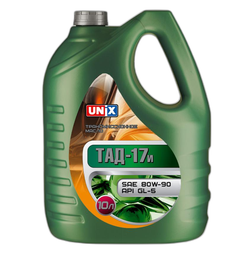 Масло трансмиссионное UNIX ТАД-17 80/90 API GL-5 (10 л.)