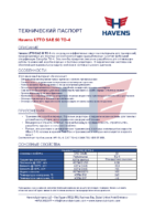 Техническое описание (TDS) Havens UTTO SAE 50 TO-4