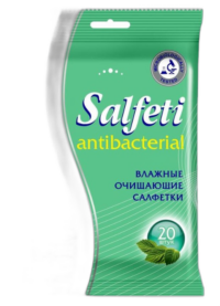 Салфетки влажные Salfeti антибактериальные (20 шт.)