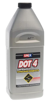 Жидкость тормозная UNIX DOT-4 (0.91 кг.)
