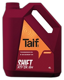 Масло трансмиссионное Taif SHIFT ATF DX IIIH — изображение 2