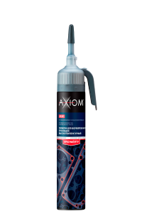 Герметик прокладка AXIOM RTV Silicone высокотемпературный красный с автоподачей (0.2 л.)