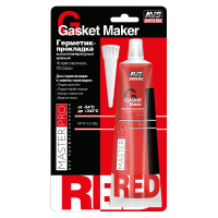 Герметик прокладка красный высокотемпературный AVS Master Pro (0.085 кг.)