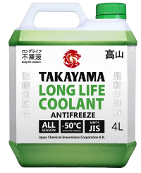 Антифриз Takayama Long Life Coolant зеленый -50C (4 кг.)
