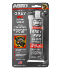 Герметик прокладок силиконовый Abro 999 серый USA (0.085 кг.)