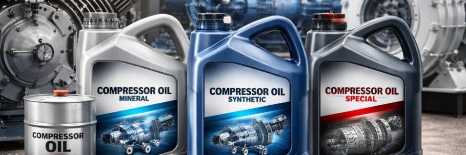 Различные типы компрессорных масел для промышленного оборудования