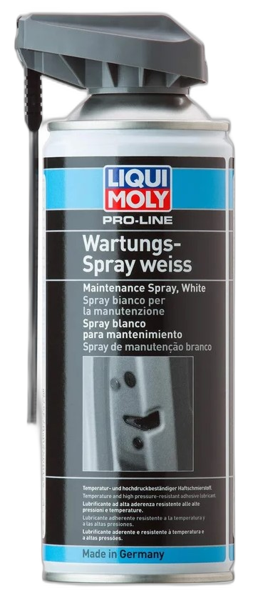 Смазка грязеотталкивающая белая Liqui Moly Pro-Line Wartungs-Spray weiss — изображение 2