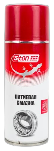 Смазка литиевая 3TON белая аэрозоль — изображение 2