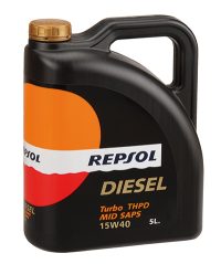 Масло моторное Repsol Diesel Turbo THPD MID SAPS 15/40 API CJ-4/SM ACEA E9 (5 л.)