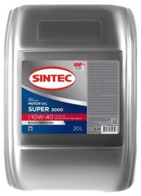 Масло моторное Sintoil/Sintec Super 3000 10/40 API SG/CD (20 л.)