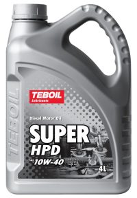 Масло моторное Teboil Super HPD 10/40 API CI-4/SL ACEA E7 (4 л.)