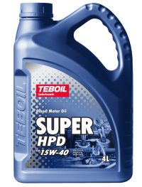 Масло моторное Teboil Super HPD 15/40 API CI-4/SL ACEA E7 (4 л.)
