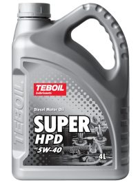 Масло моторное Teboil Super HPD 5/40 API CI-4/SL ACEA E7 (4 л.)