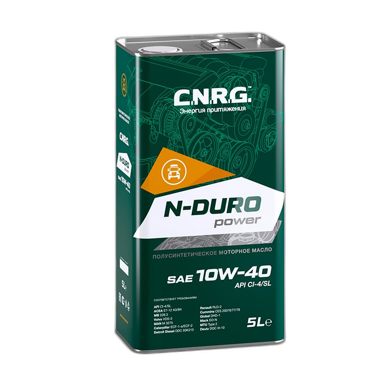 Масло моторное C.N.R.G. N-Duro Power 10/40 API CI-4/SL ACEA E7