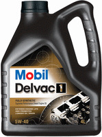 Масло моторное Mobil Delvac 1 SHC 5/40 API CE/CF ACEA E4 (4 л.)