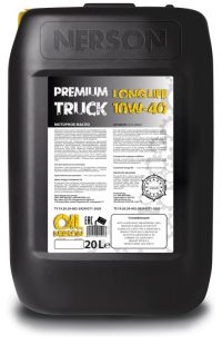 Масло моторное Nerson Premium Truck Long Life 10/40 API CI-4 ACEA E7 (20 л.)
