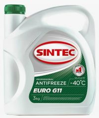 Антифриз Sintec Euro G-11 Green (-40) (3 кг.)