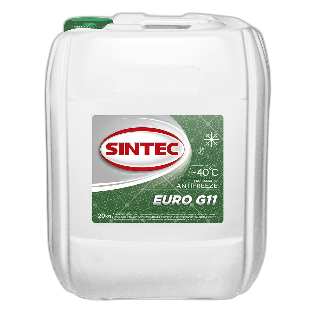 Антифриз Sintec Euro G-11 Green (-40)