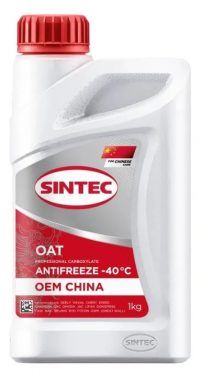 Антифриз Sintec OEM China OAT красный (-40) (1 кг.)