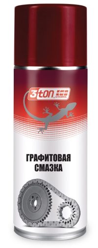 Смазка графитная 3TON аэрозоль (0.52 л.)