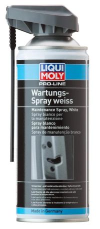 Смазка грязеотталкивающая белая Liqui Moly Pro-Line Wartungs-Spray weiss