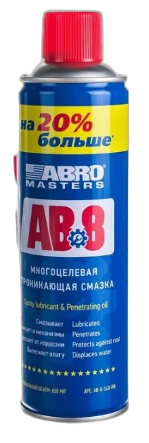 Смазка-спрей универсальная проникающая Abro Masters аэрозоль AB-8-540RE