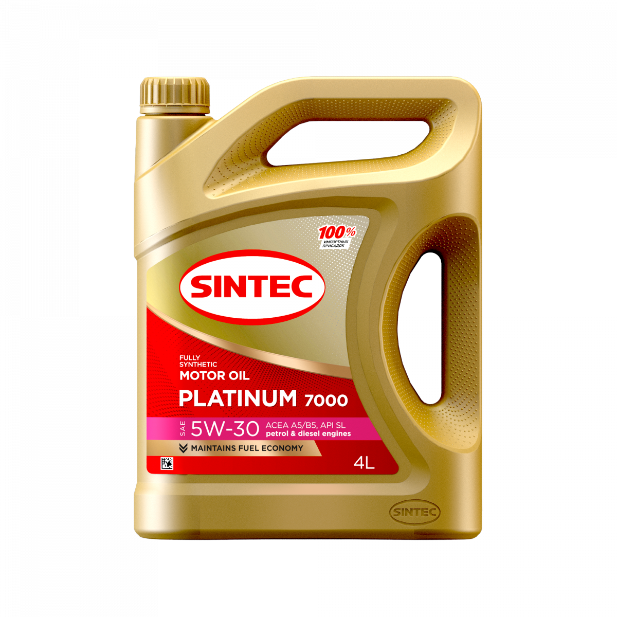 Масло моторное Sintec Platinum 7000 5W-30 API SL ACEA A5/B5