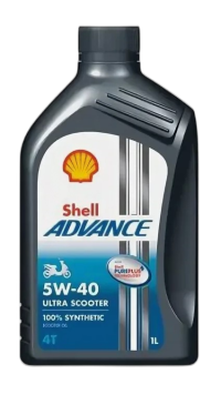 Масло моторное Shell Advance 4T Ultra Scooter 5W-40 API SN