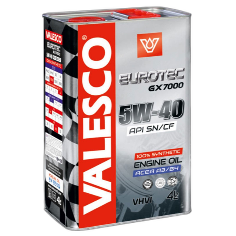 Масло моторное VALESCO EUROTEC GX 7000 5W-40 API SN/CF