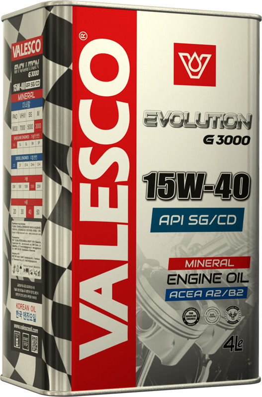 Масло моторное Valesco Evolution G 3000 15W-40 API SG/CD