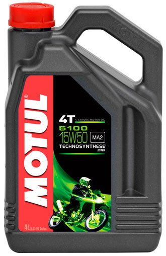 Масло моторное Motul 5100 4T Ester 15W-50 API SM