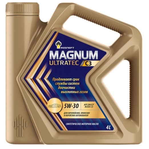 Масло моторное Роснефть Magnum Ultratec C3 5W-30 API SN/CF