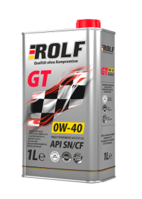 Масло моторное Rolf GT 0W-40 API SN/CF ACEA A3/B4