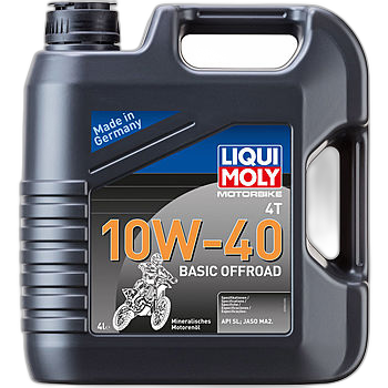Масло моторное Liqui Moly Motorbike 4T Basic Offroad 10W-40 API SN Plus