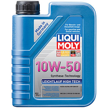 Масло моторное Liqui Moly LeichtLauf High Tech 10W-50 API SM/CF