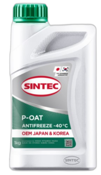 Антифриз Sintec OEM Japan&Kore P-OAT зеленый -40