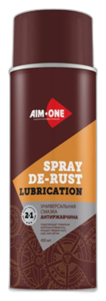 Смазка универсальная антиржавчина AIM-ONE DE-RUST LUBRICATION AD-350 Spray — изображение 2