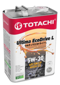 Масло моторное TOTACHI Ultima Ecodrive L Fully Synthetic 5W-30 API SN/CF ACEA C3