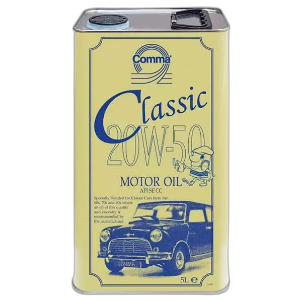 Масло моторное Comma Classic Motor Oil 20W-50 API SE/CC