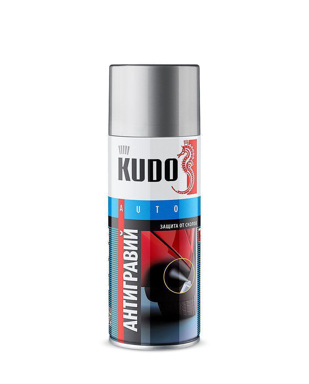 Антигравий Kudo черный аэрозоль