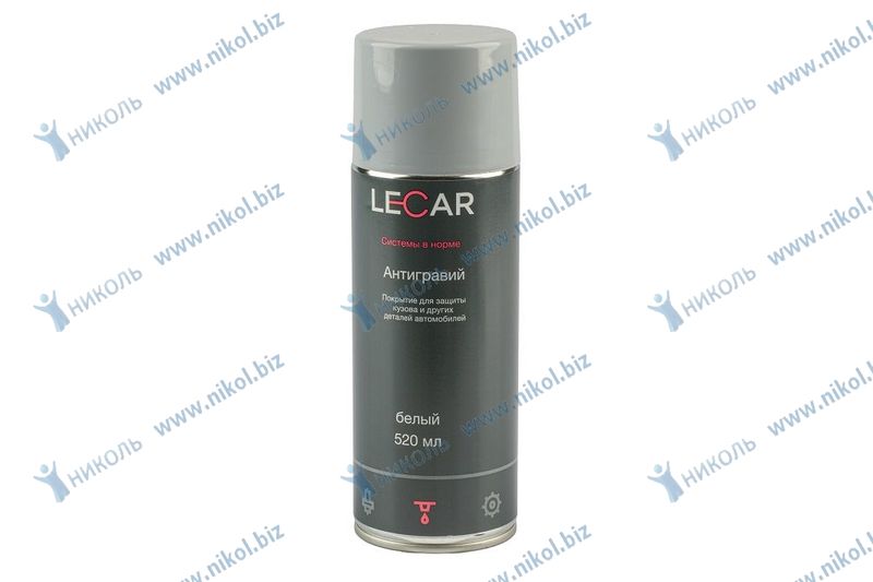 Антигравий Lecar белый аэрозоль