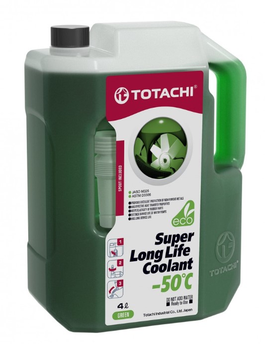 Антифриз TOTACHI SUPER LLC GREEN -50 C зеленый
