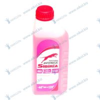 Антифриз красный SIBIRIA G12+ ФАКТ недолив до 5%