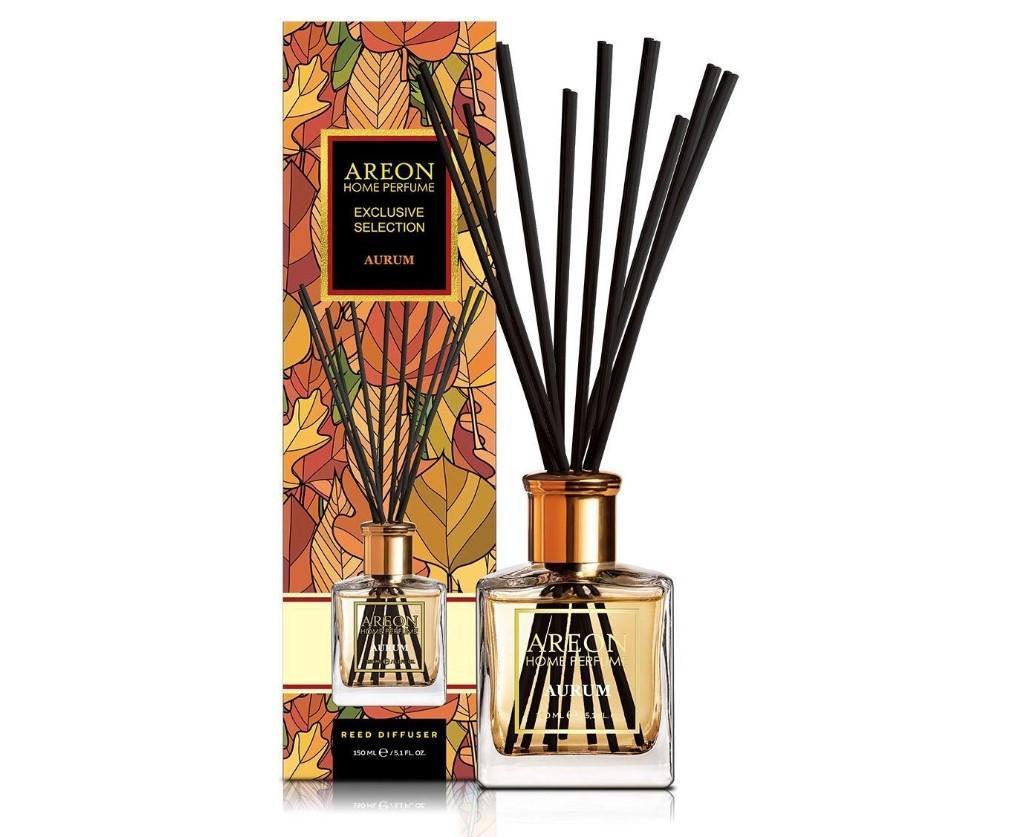 Ароматизатор для дома Areon Sticks Exclusive (банка, деревянные палочки) Aurum