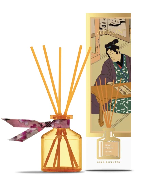 Ароматизатор для дома Areon Sticks JAPAN (банка, деревянные палочки) Hoku Studio