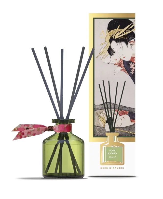 Ароматизатор для дома Areon Sticks JAPAN (банка, деревянные палочки) Pure Kansoi чистый Кансо
